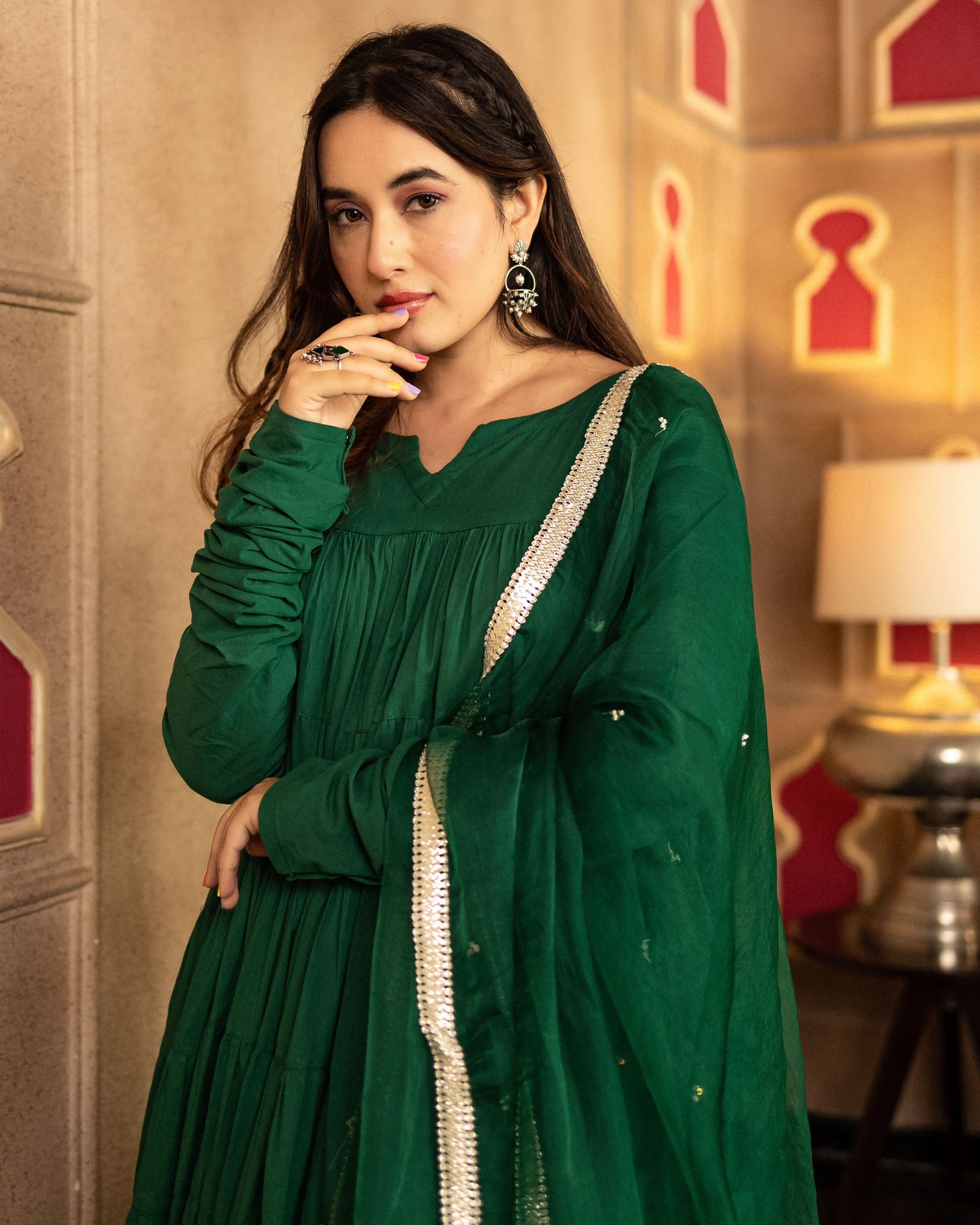 Vasanti Handpainted Suit Set - Image 4