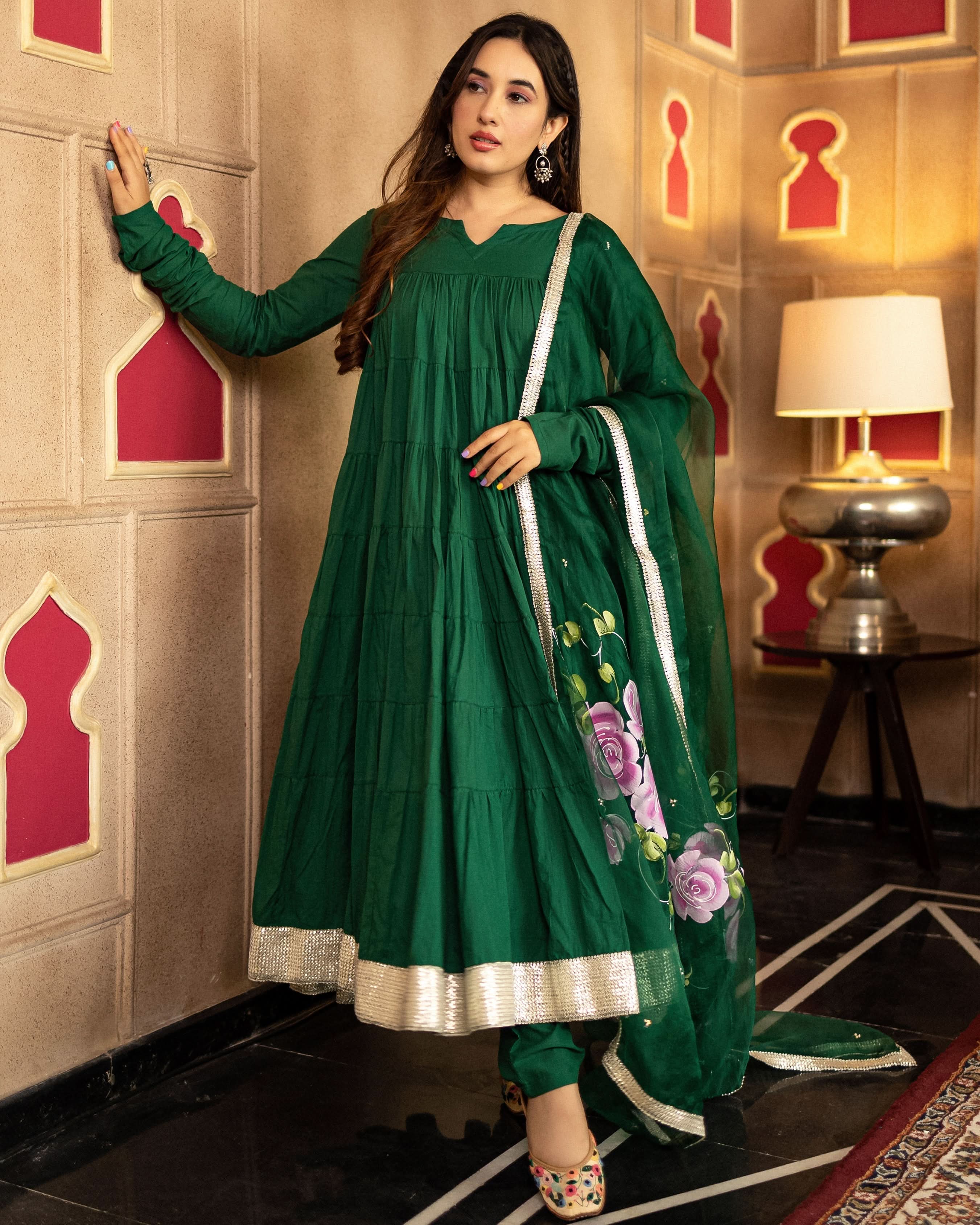 Vasanti Handpainted Suit Set - Image 6