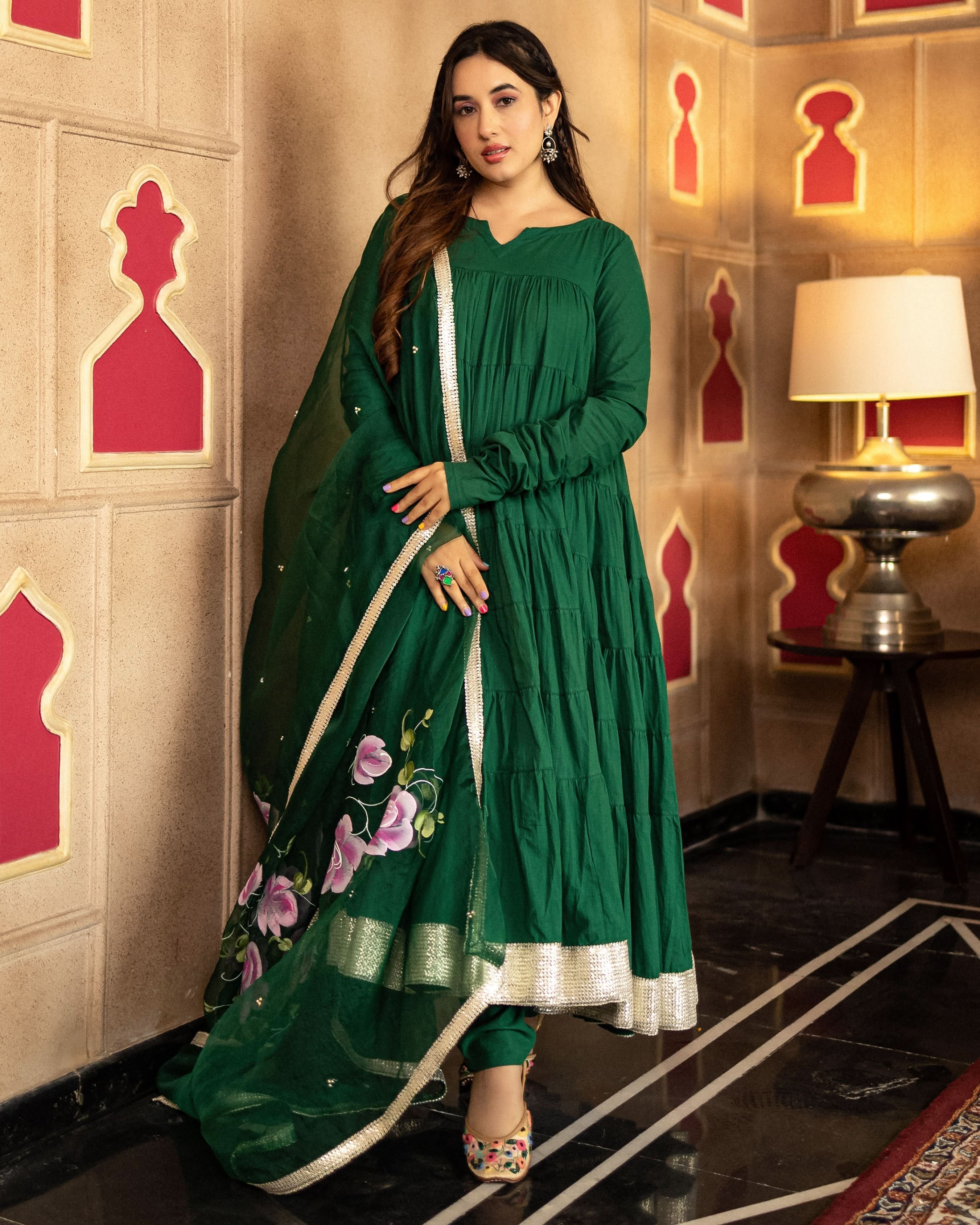 Vasanti Handpainted Suit Set - Image 7