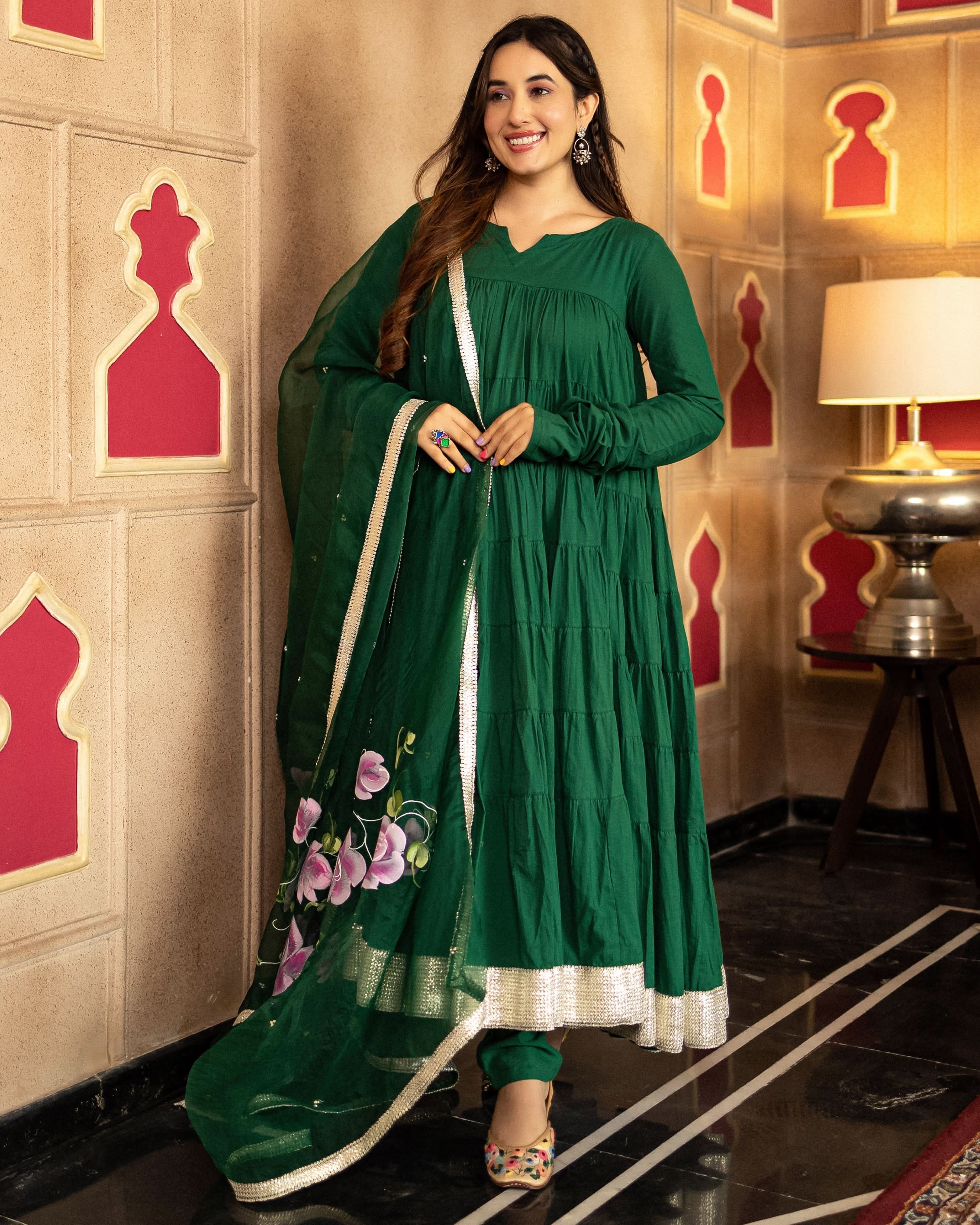 Vasanti Handpainted Suit Set - Image 8