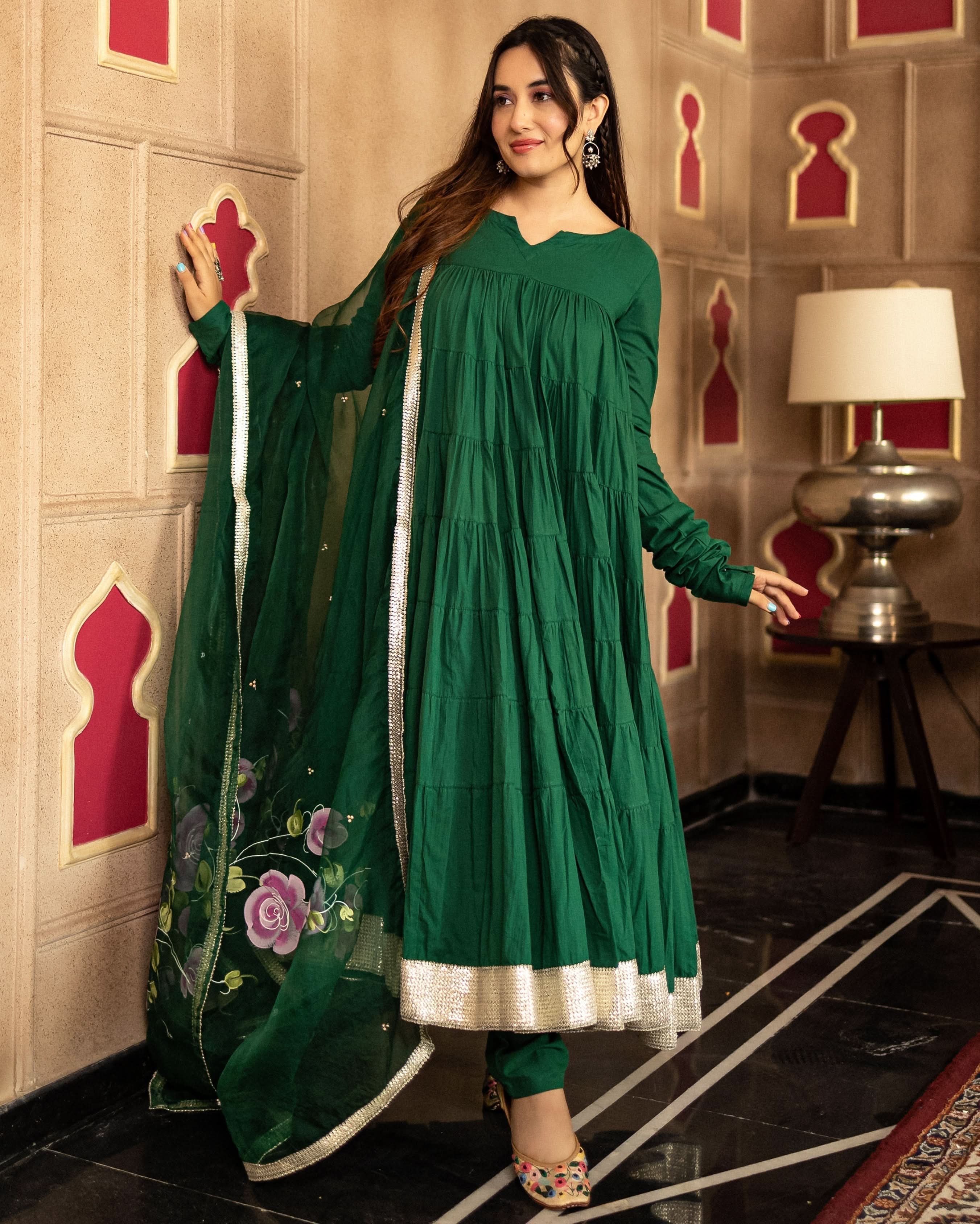 Vasanti Handpainted Suit Set - Image 9