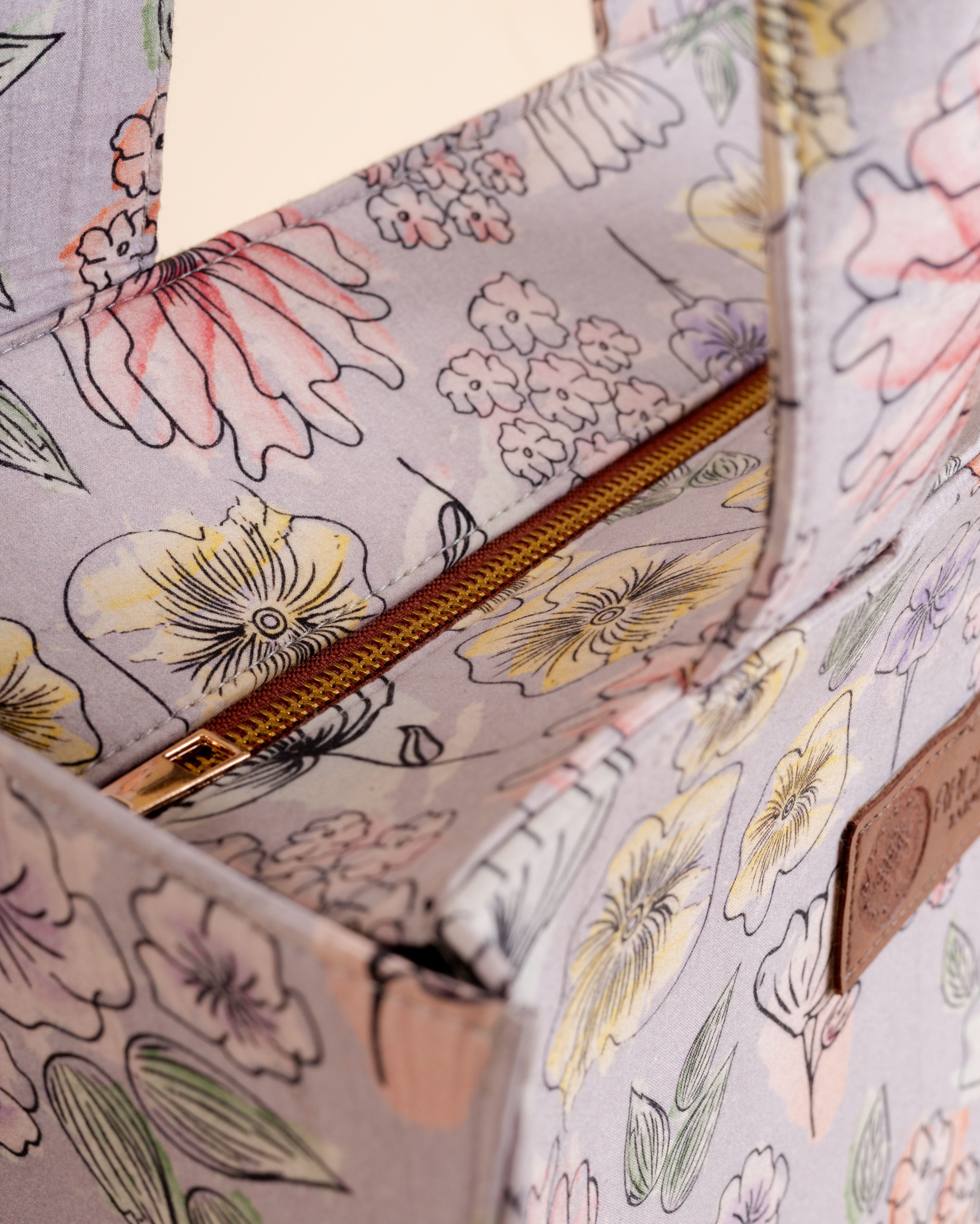 Whimsical Lilac Tote Bag - Image 6